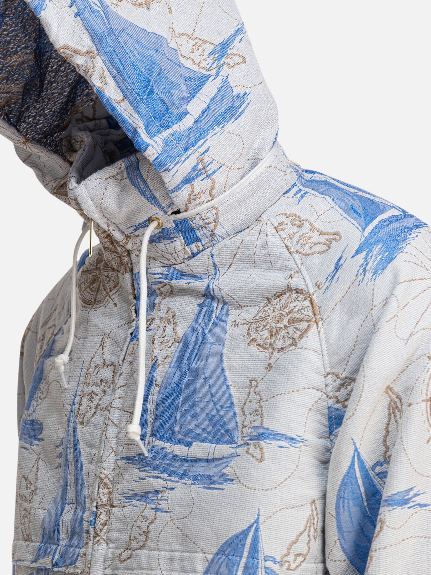 Quilted & Utility Jackets Print  Light blue - Beams Plus Men | PDP | VIETTI Online Store | thumbnail_4