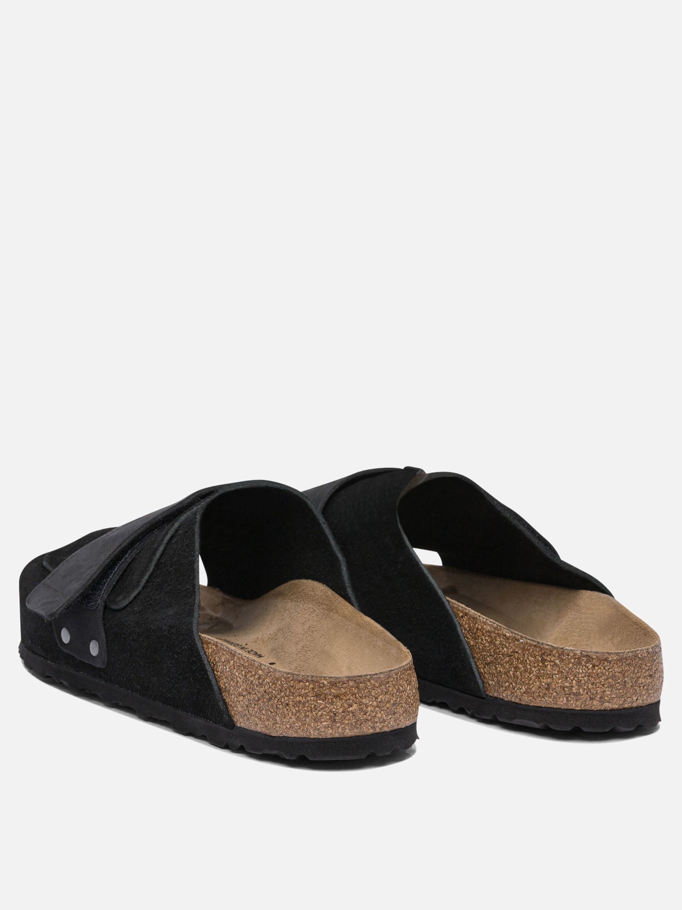 Slides 100% suede - 100% rubber  Black - Birkenstock Men | PDP | VIETTI Online Store | Zoom-Modal_4
