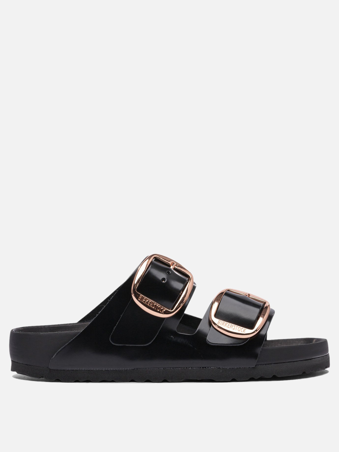 Flat sandals 100% leather - 100% eva  Black - Birkenstock Women | PDP | VIETTI Online Store | thumbnail