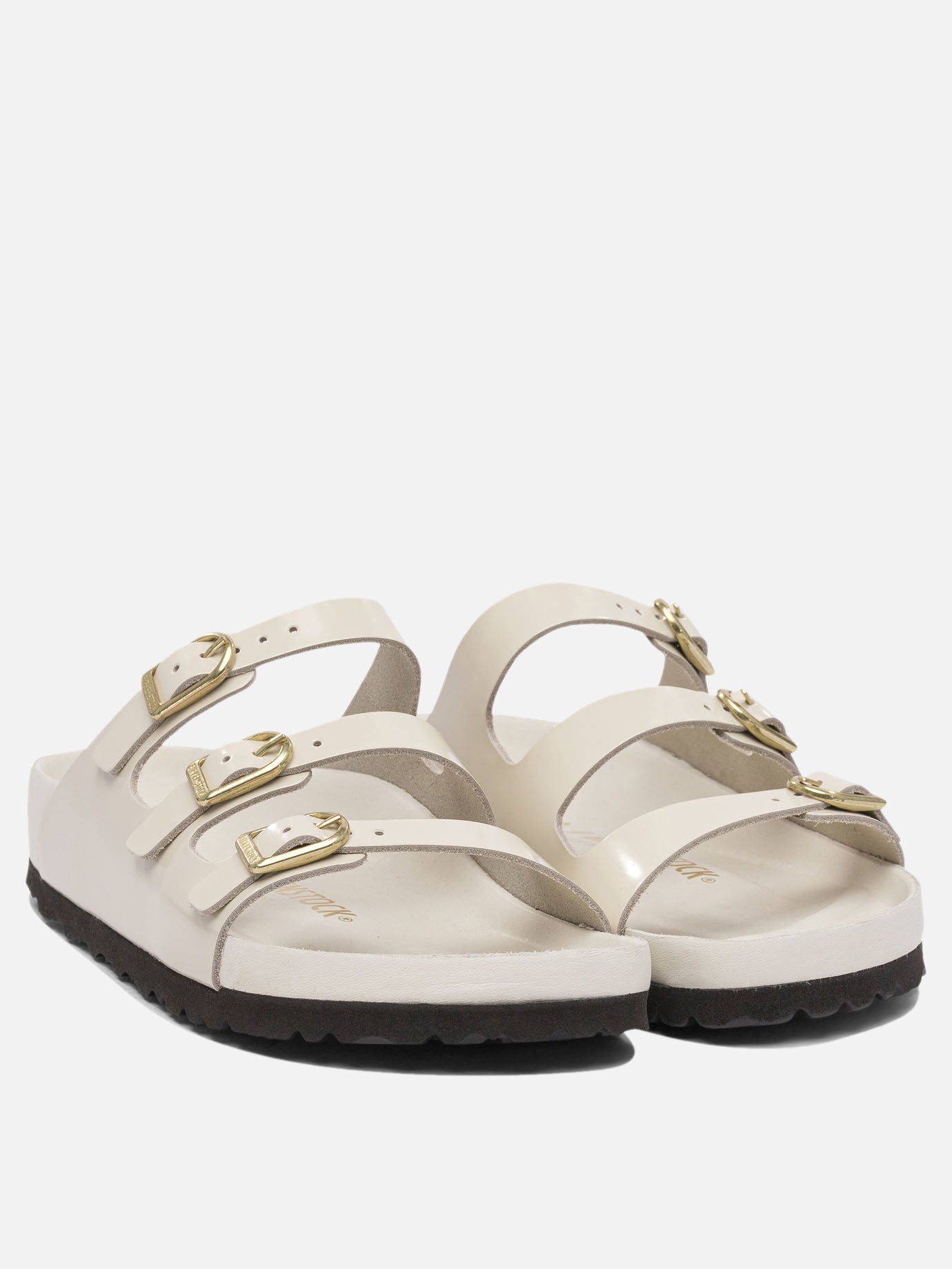 Flat sandals 100% leather - 100% eva  White - Birkenstock Women | PDP | VIETTI Online Store | thumbnail_2