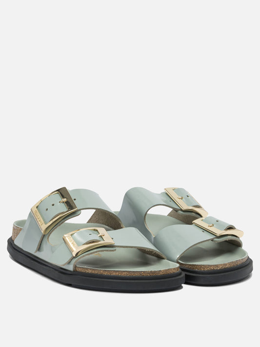 Flat sandals 100% leather - 100% eva  Green - Birkenstock Women | PDP | VIETTI Online Store | 2
