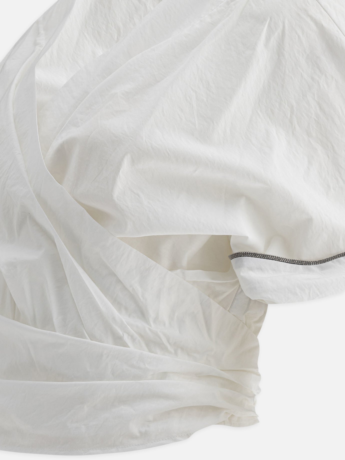 Crop tops Solid colour  White - Brunello Cucinelli Women | PDP | VIETTI Online Store | Zoom-Modal_4
