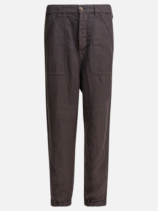 Leisure trousers Solid colour  Brown - Brunello Cucinelli Men | PLP | VIETTI Online Store 
