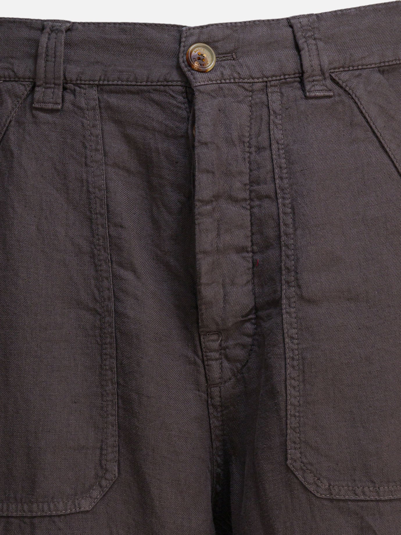 Leisure trousers Solid colour  Brown - Brunello Cucinelli Men | PDP | VIETTI Online Store | Zoom-Modal_3
