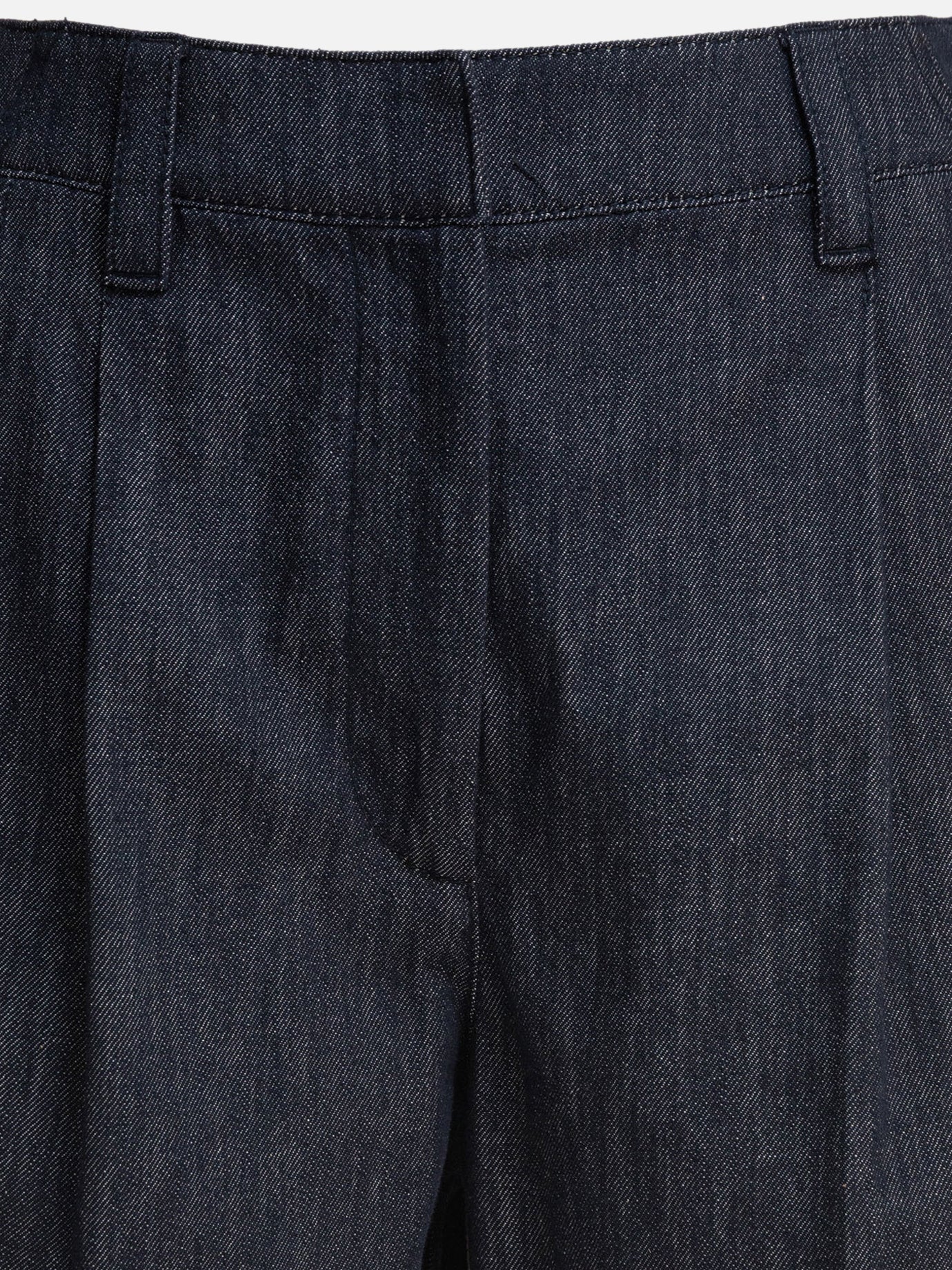 Five pockets shorts Denim  Blue - Brunello Cucinelli Women | PDP | VIETTI Online Store | thumbnail_3
