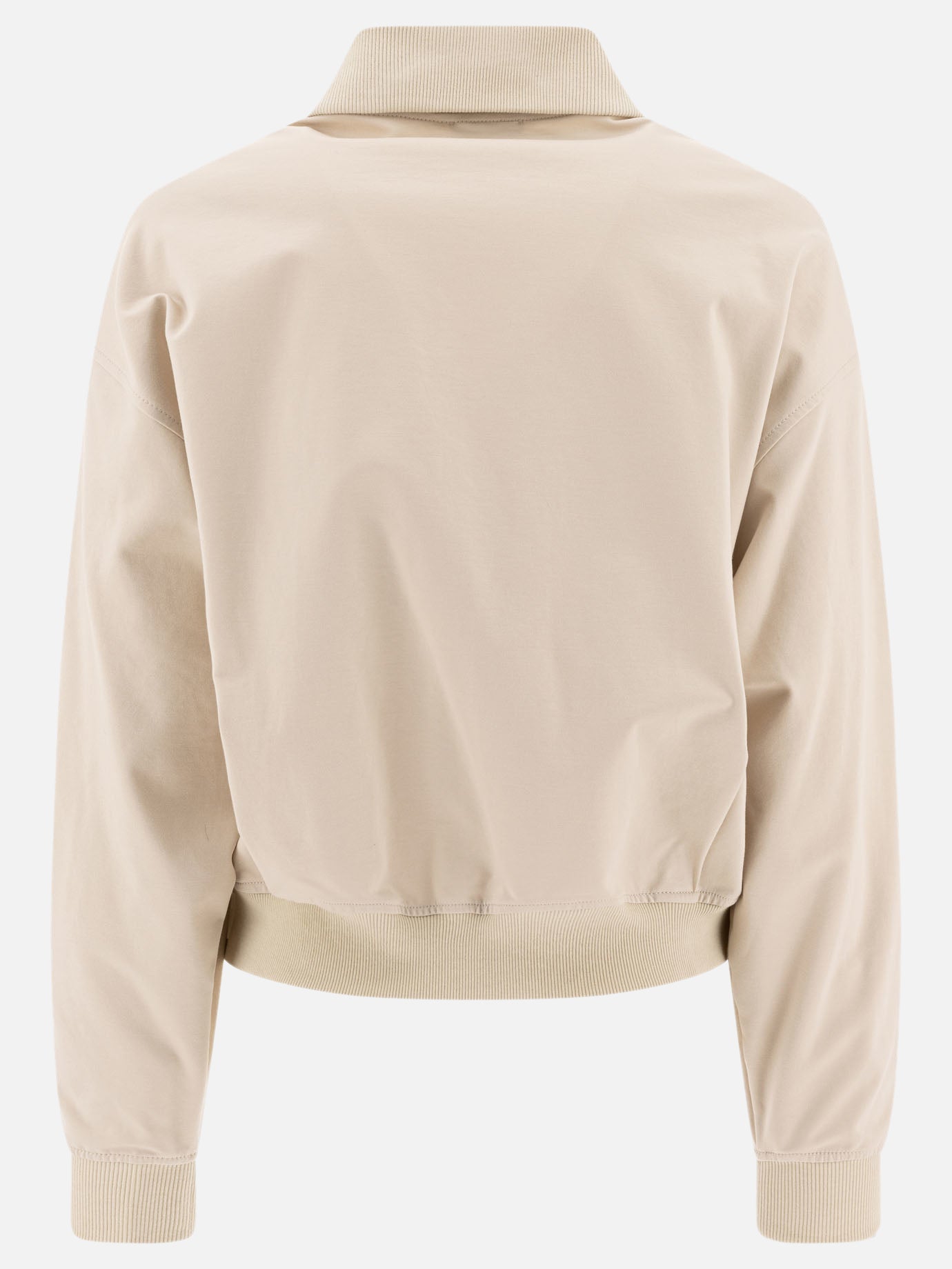 Full zip sweatshirts Solid colour  White - Brunello Cucinelli Women | PDP | VIETTI Online Store | Zoom-Modal_2
