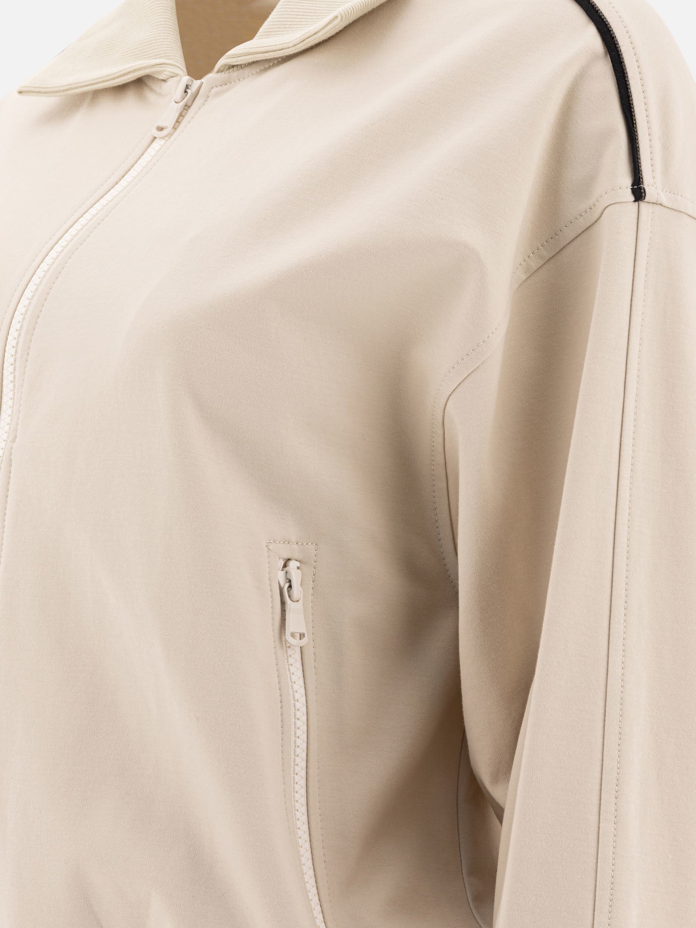 Full zip sweatshirts Solid colour  White - Brunello Cucinelli Women | PDP | VIETTI Online Store | thumbnail_4