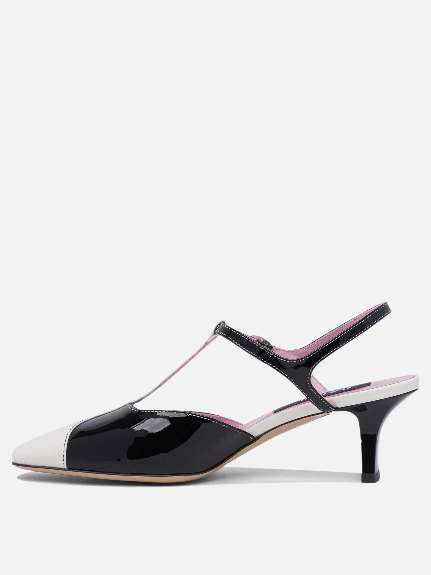 Heeled sandals 100% calf leather - 100% calf  Black - Carel Women | PDP | VIETTI Online Store | thumbnail_3