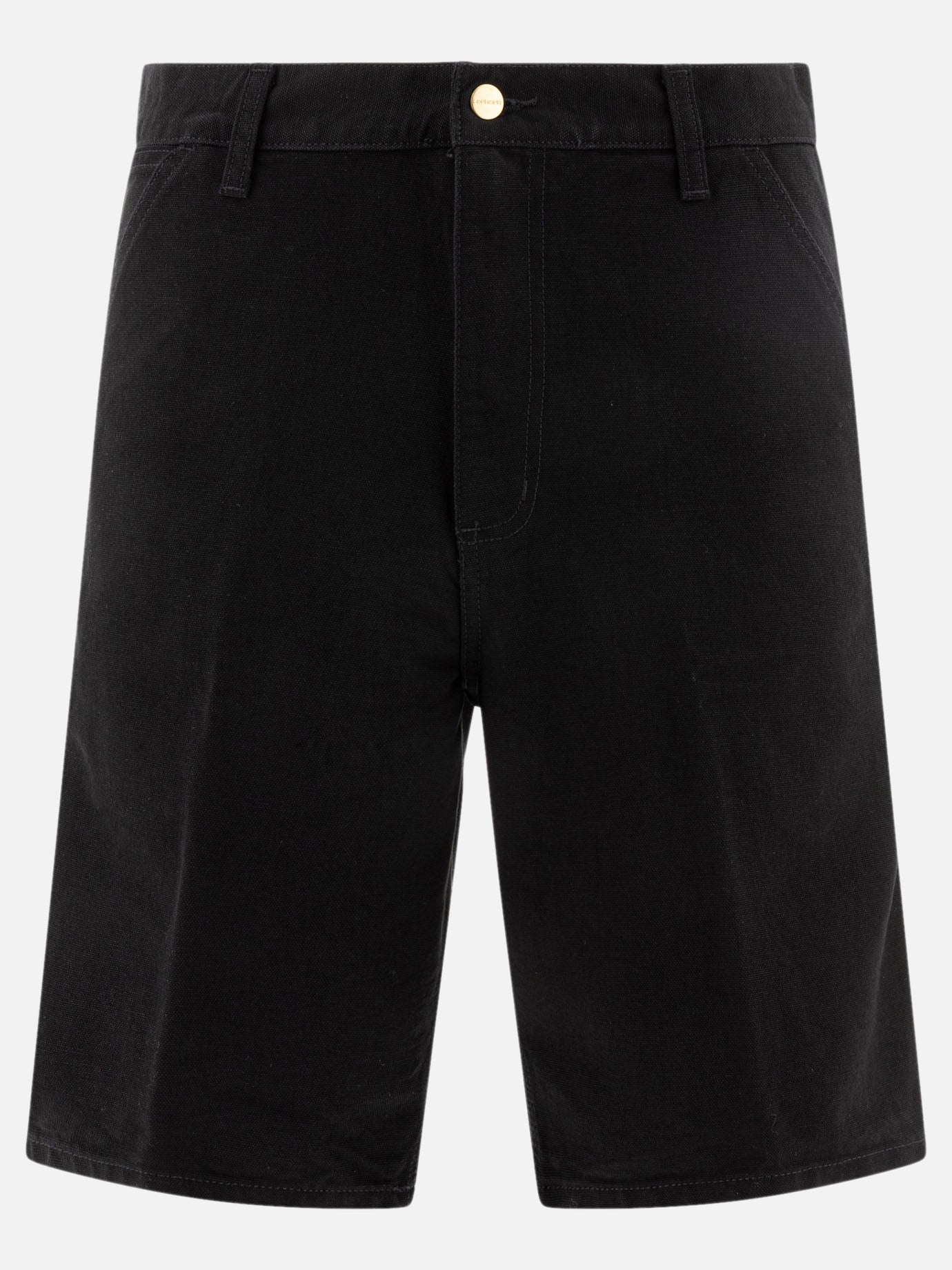 Utility shorts Solid colour  Black - Carhartt WIP Men | PDP | VIETTI Online Store | Zoom-Modal
