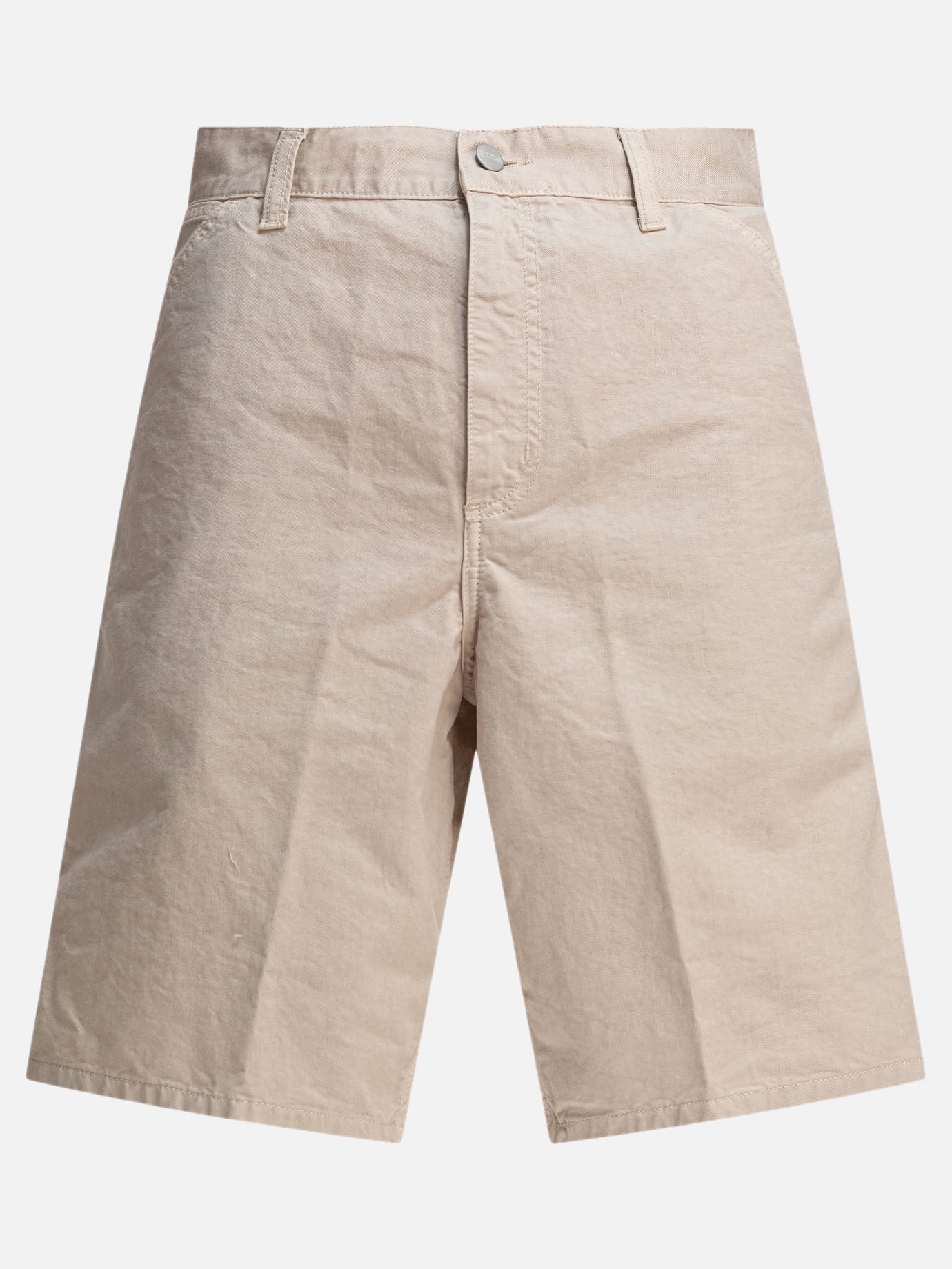 Utility shorts Solid colour  Beige - Carhartt WIP Men | PDP | VIETTI Online Store | thumbnail