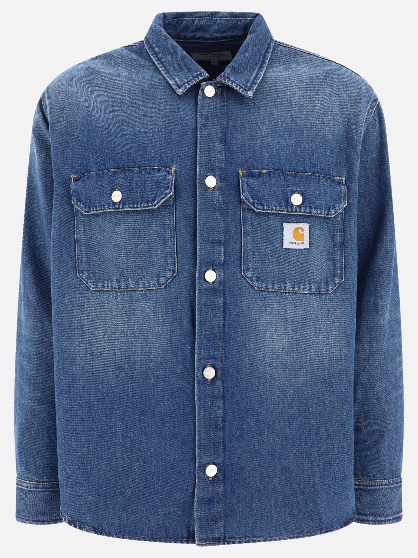 Carhartt WIP &quot;Harvey&quot; overshirt 11249887_M Blue thumbnail_1