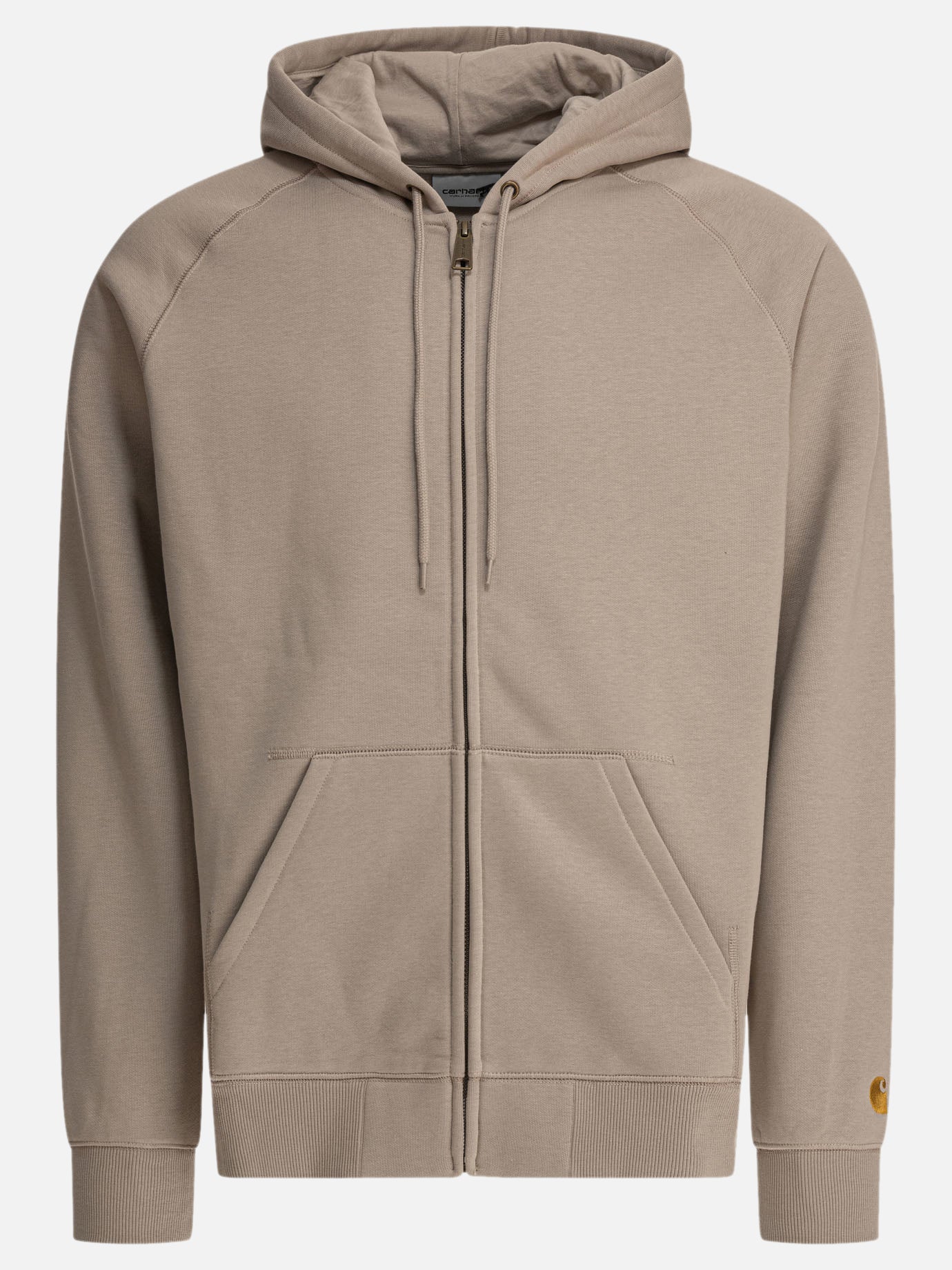 Carhartt WIP "Hooded Chase" hoodie Beige