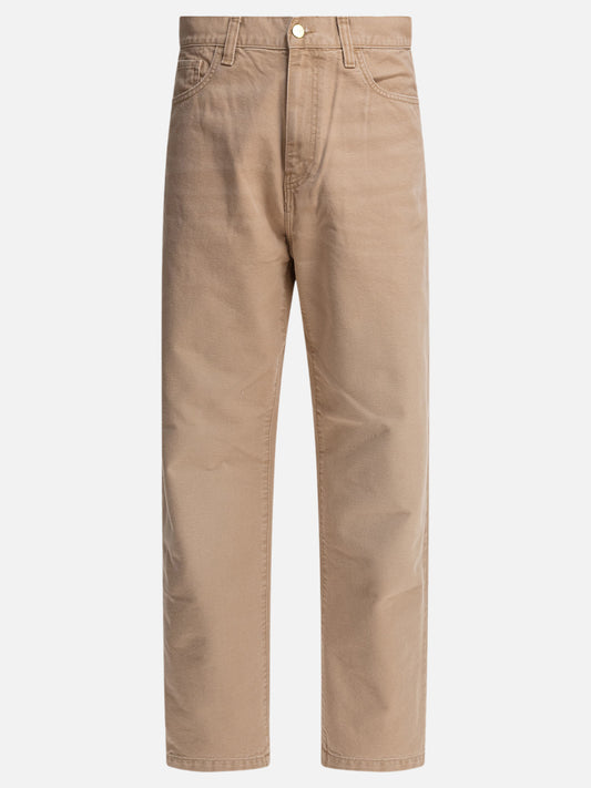 Straight-leg jeans Solid colour  Beige - Carhartt WIP Men | PLP | VIETTI Online Store 
