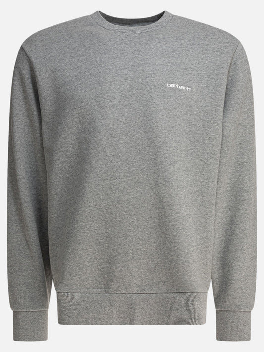 Carhartt WIP "Script Embroidery" sweatshirt 17086708_S Grey 1