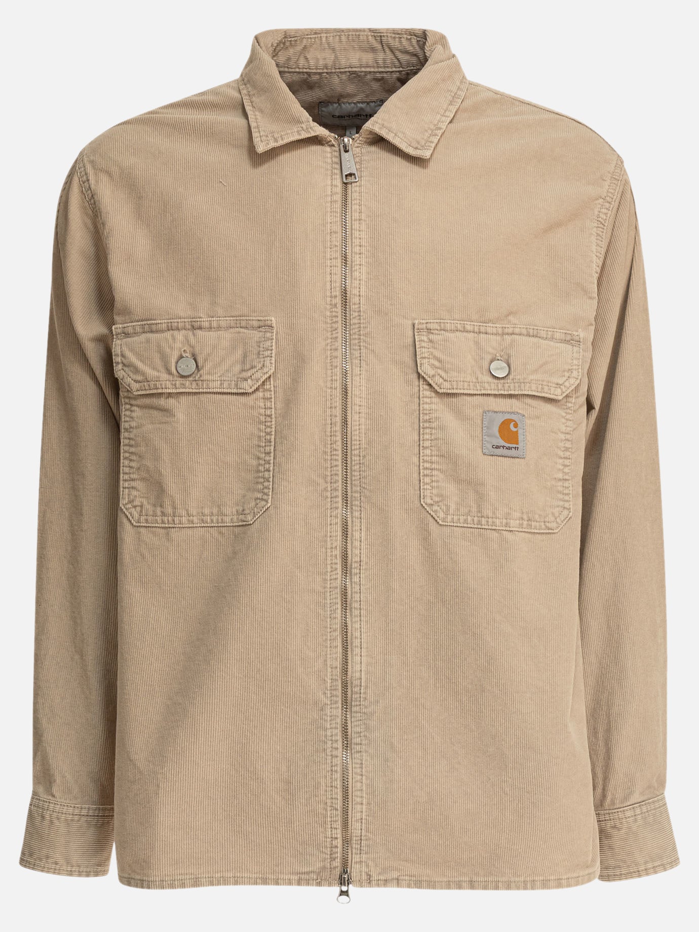 Overshirt jackets Solid colour  Beige - Carhartt WIP Men | PDP | VIETTI Online Store | thumbnail