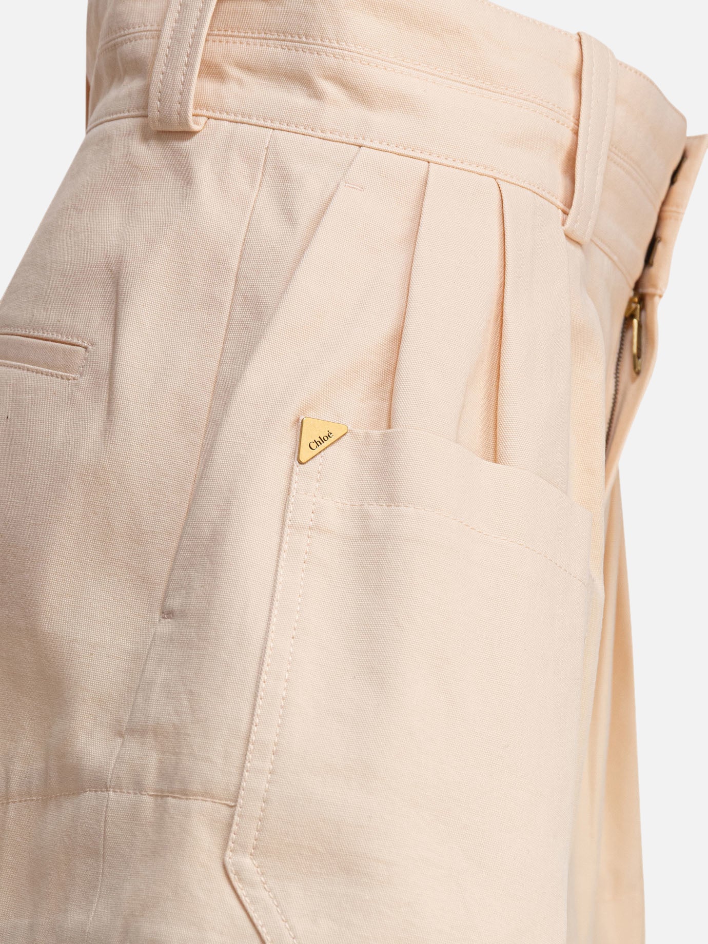 Chloé High-rise mini shorts Pink