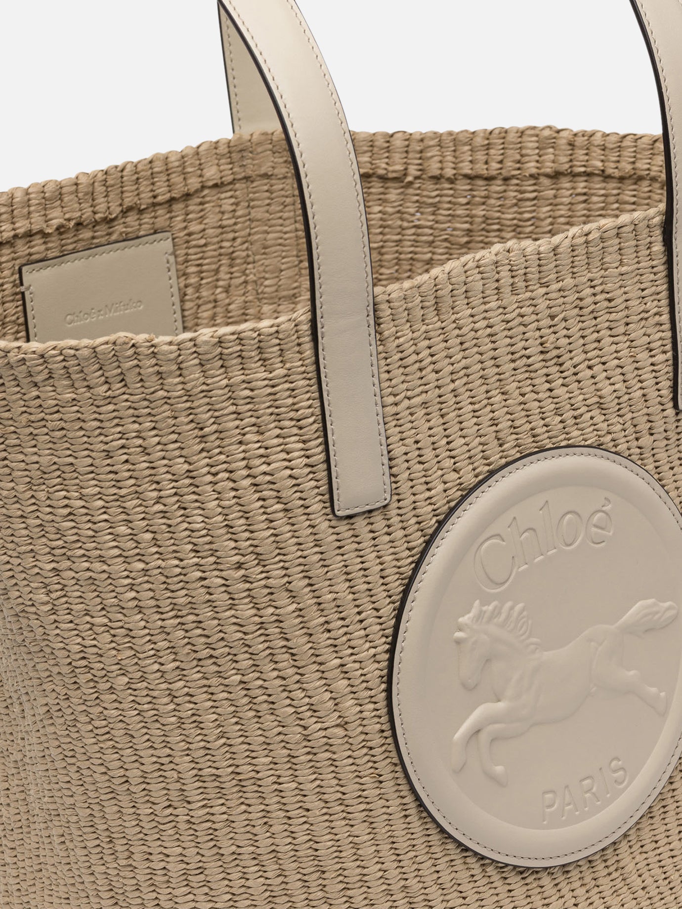 Chloé &quot;Horse Medal&quot; bucket bag 12693330_UNI Beige thumbnail_4