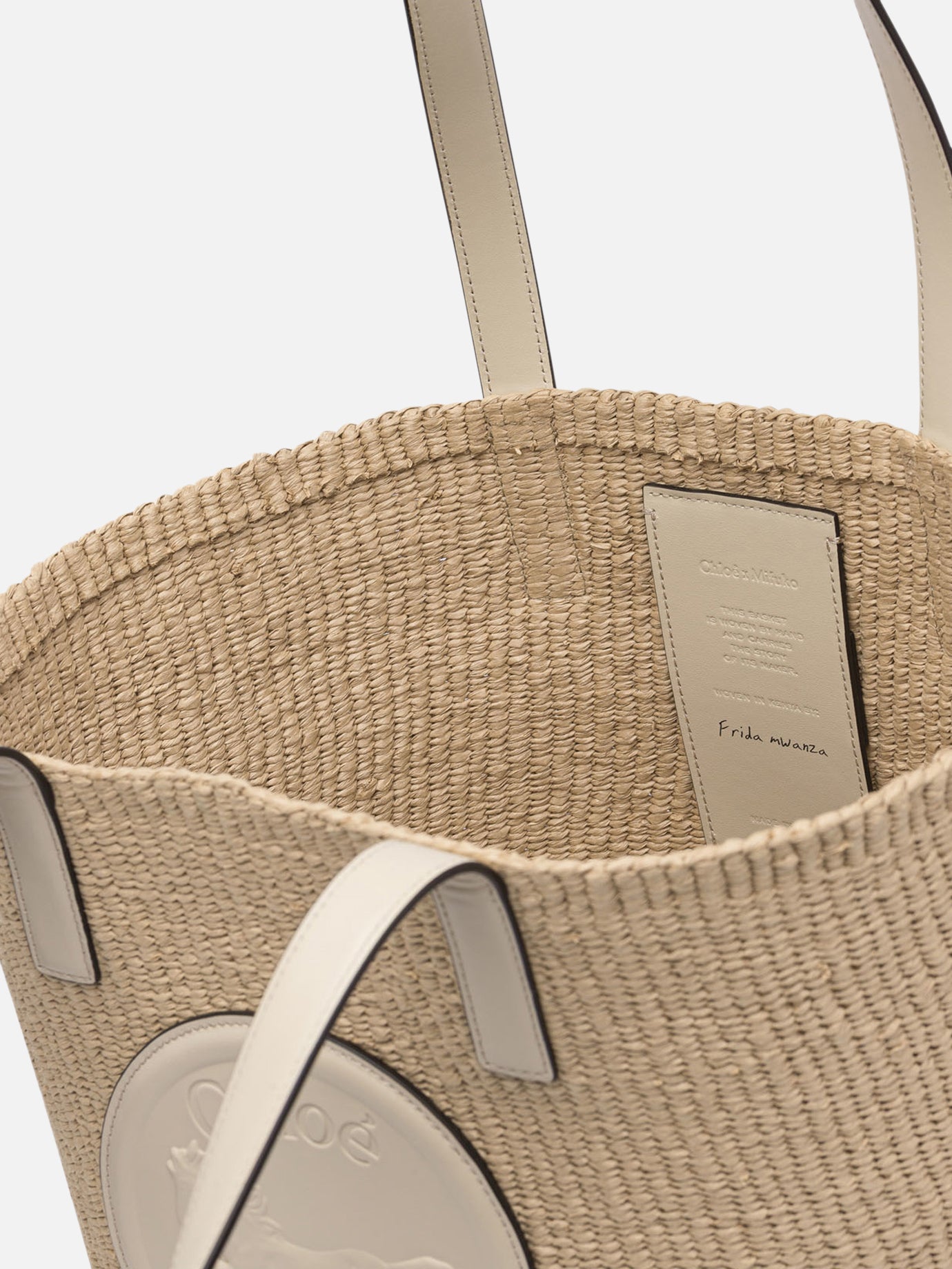 Chloé &quot;Horse Medal&quot; bucket bag 12693330_UNI Beige thumbnail_5
