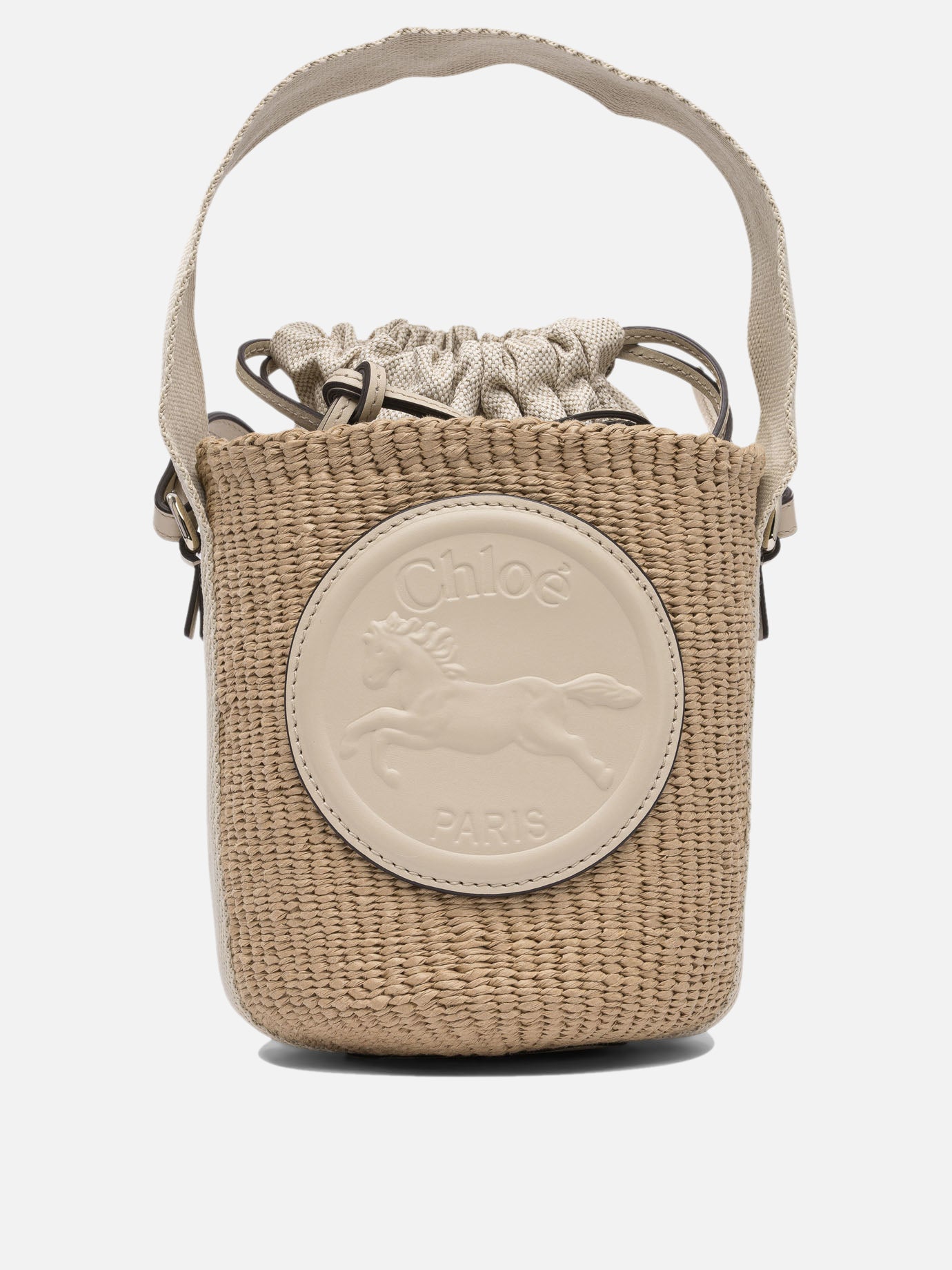 Chloé &quot;Horse Medal&quot; bucket bag 15480624_UNI Beige thumbnail_1
