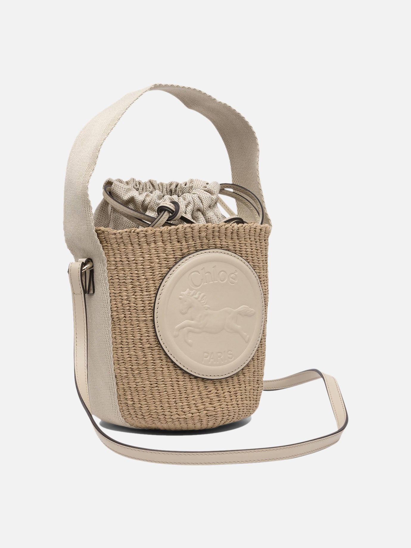 Chloé &quot;Horse Medal&quot; bucket bag 15480624_UNI Beige thumbnail_2