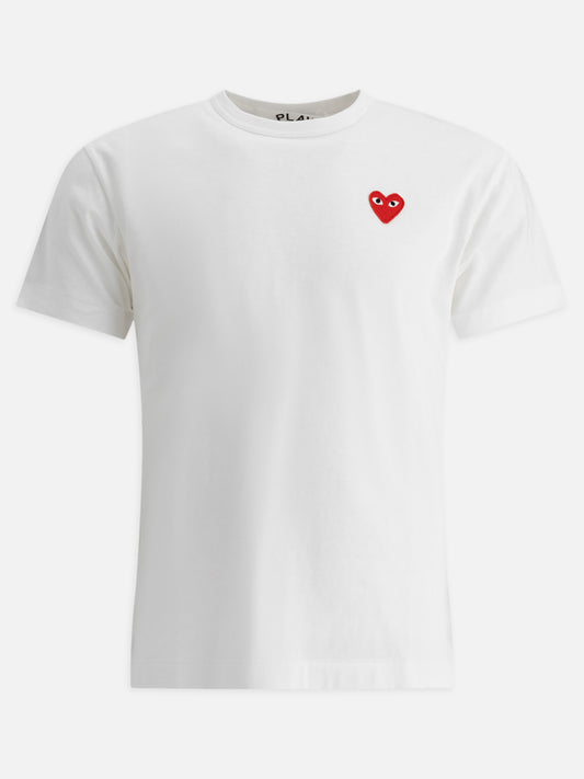 Comme Des Garçons Play T-shirt with heart logo 14216466_S White 1