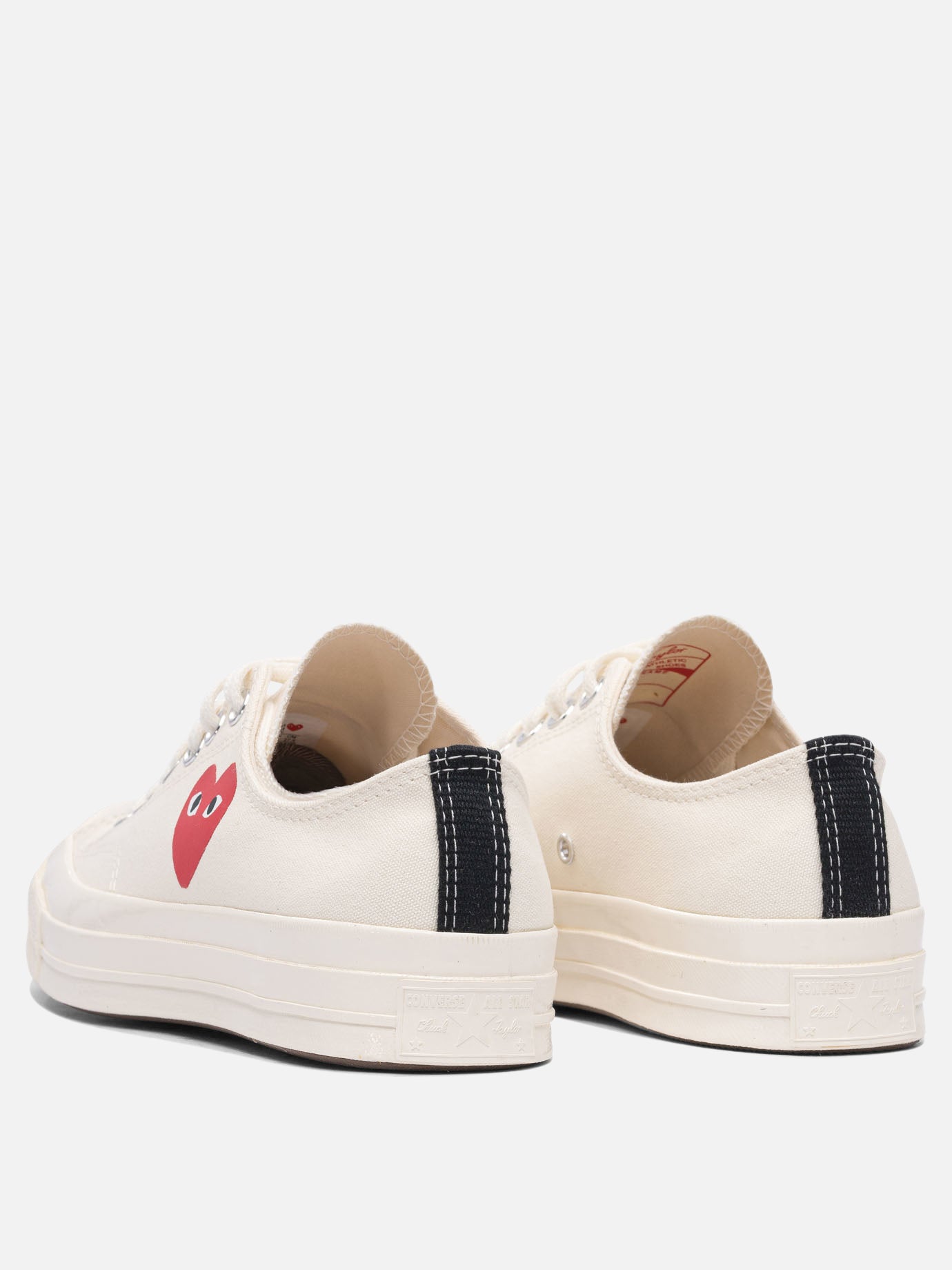 Comme Des Garçons Play &quot;Comme des Garçons x Converse Chuck Taylor &#39;70&quot; Sneakers 14862977_9 White thumbnail_4