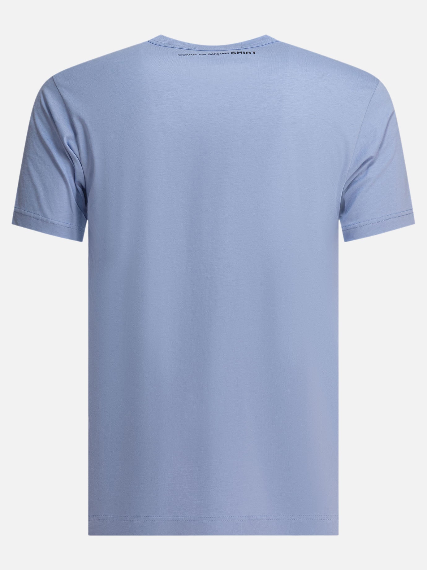 Crewneck t-shirts Solid colour  Light blue - Comme Des Garçons Shirt Men | PDP | VIETTI Online Store | thumbnail_2