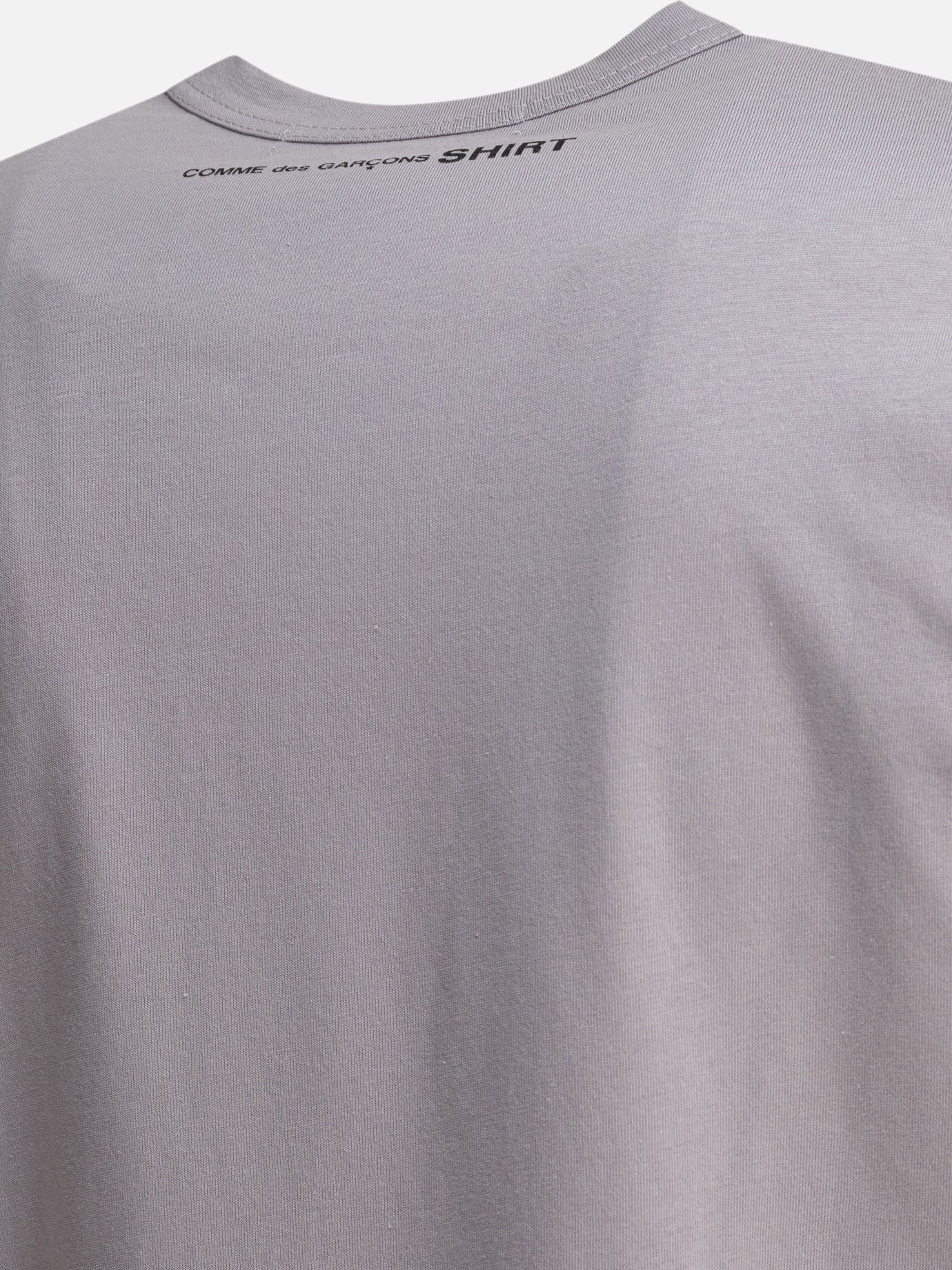 Crewneck t-shirts Solid colour  Grey - Comme Des Garçons Shirt Men | PDP | VIETTI Online Store | Zoom-Modal_4
