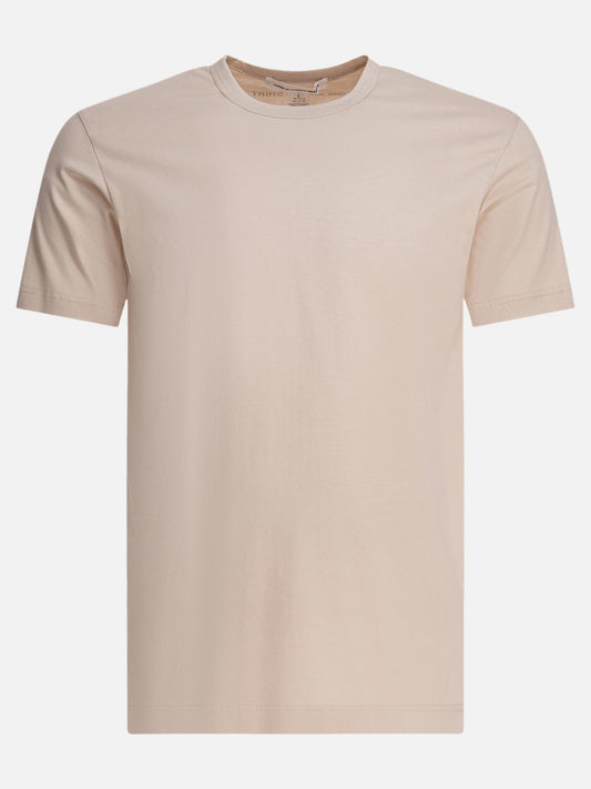 Crewneck t-shirts Solid colour  Beige - Comme Des Garçons Shirt Men | PDP | VIETTI Online Store 
