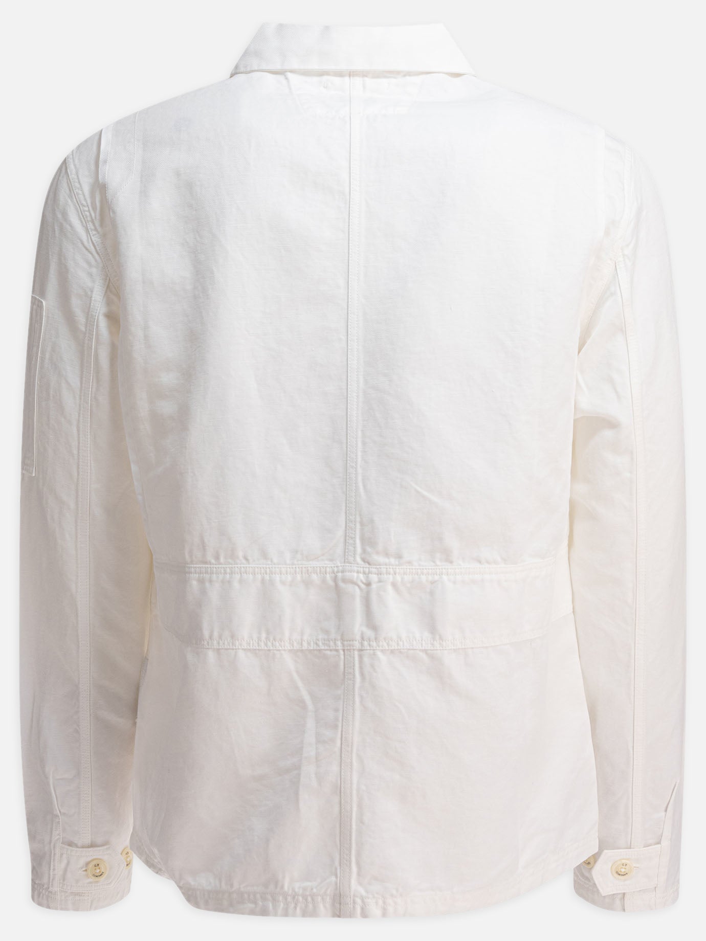 C.P. Company Cotton and linen overshirt White