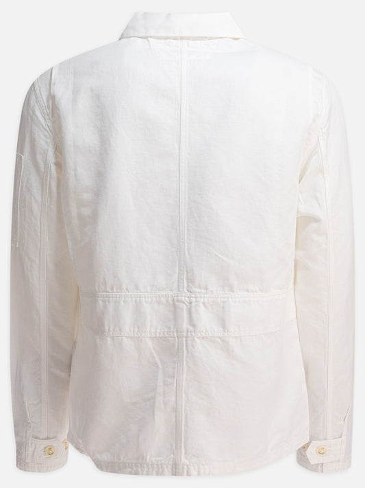C.P. Company Cotton and linen overshirt 13267544_S White 2