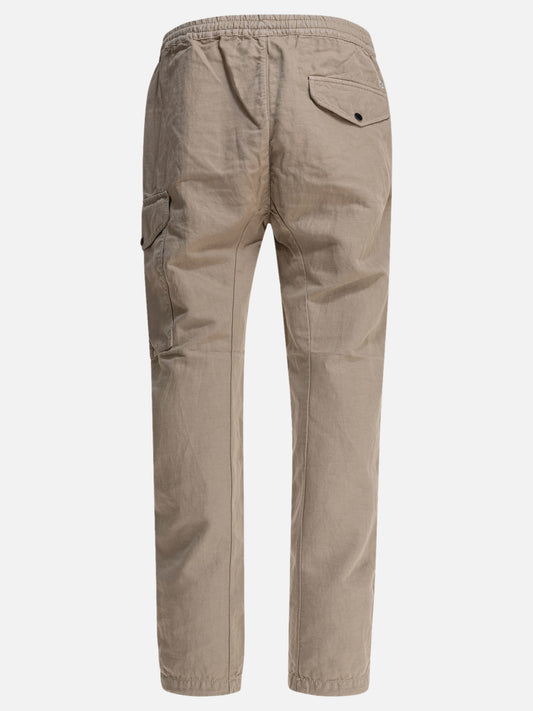 C.P. Company Cotton and linen cargo trousers 15522631_48 Beige 2