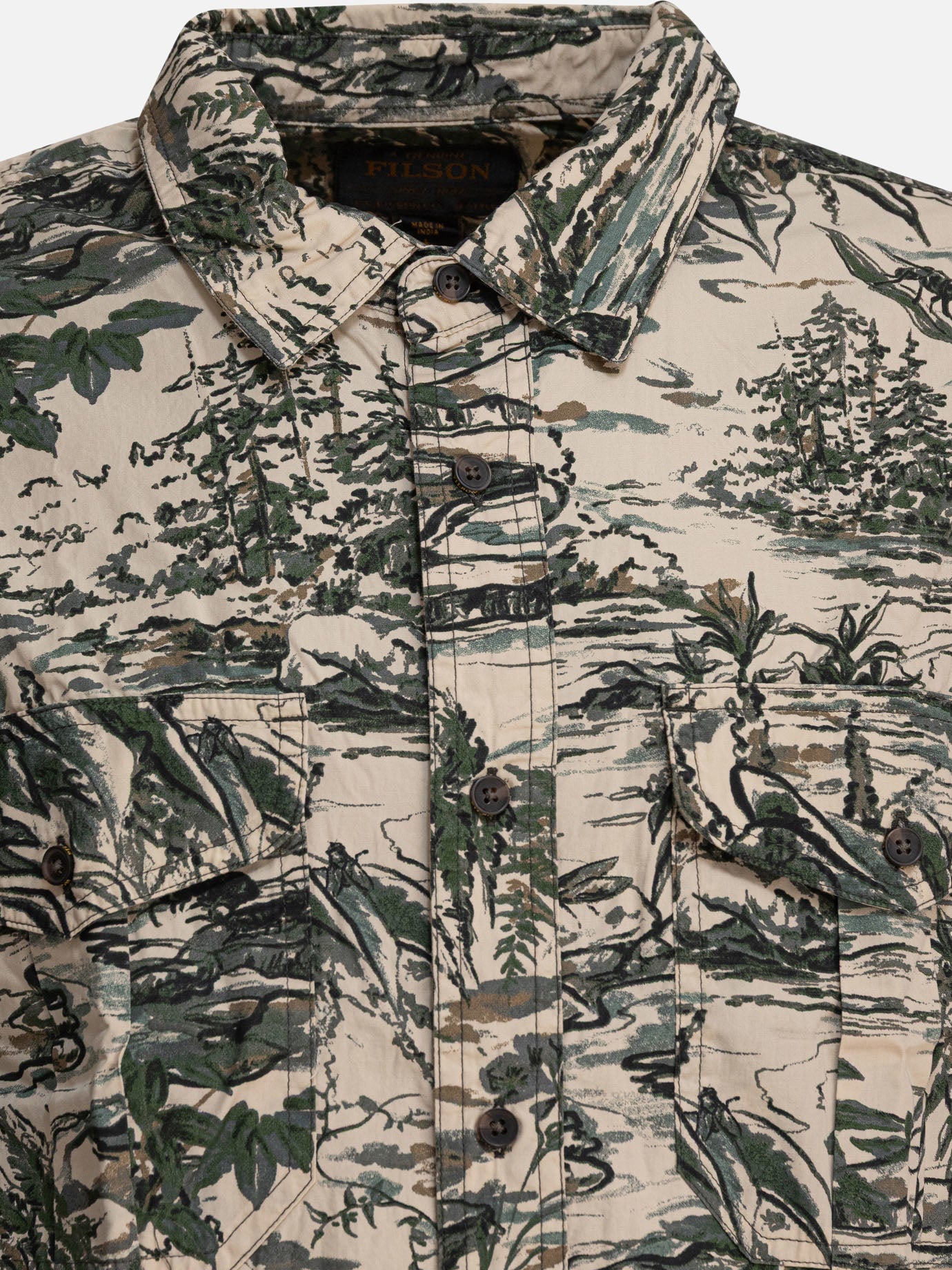 Casual shirts Print  Green - Filson Men | PDP | VIETTI Online Store | thumbnail_3