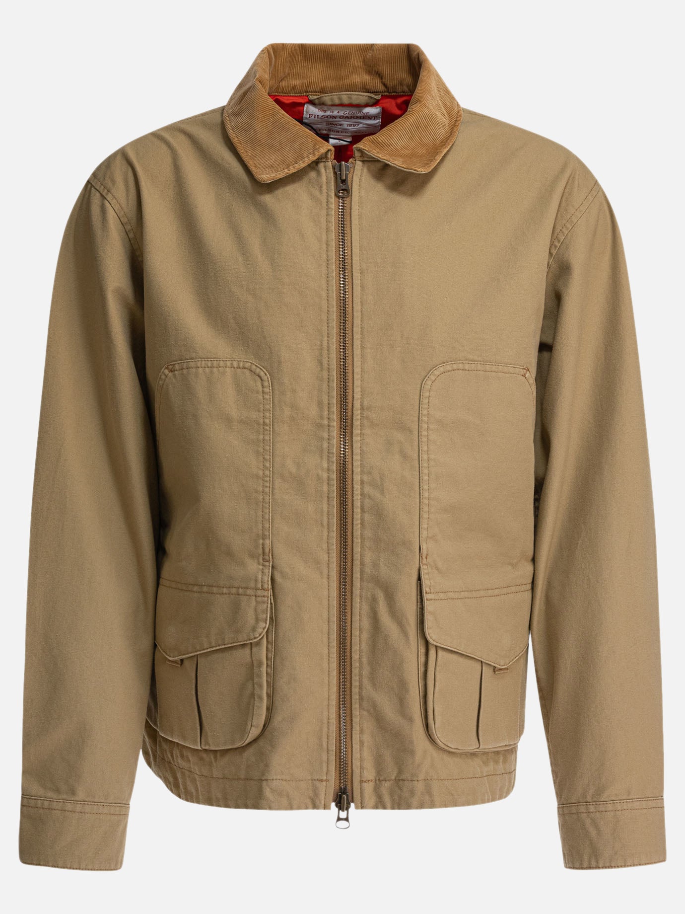 Quilted & Utility Jackets Solid colour  Beige - Filson Men | PDP | VIETTI Online Store | Zoom-Modal
