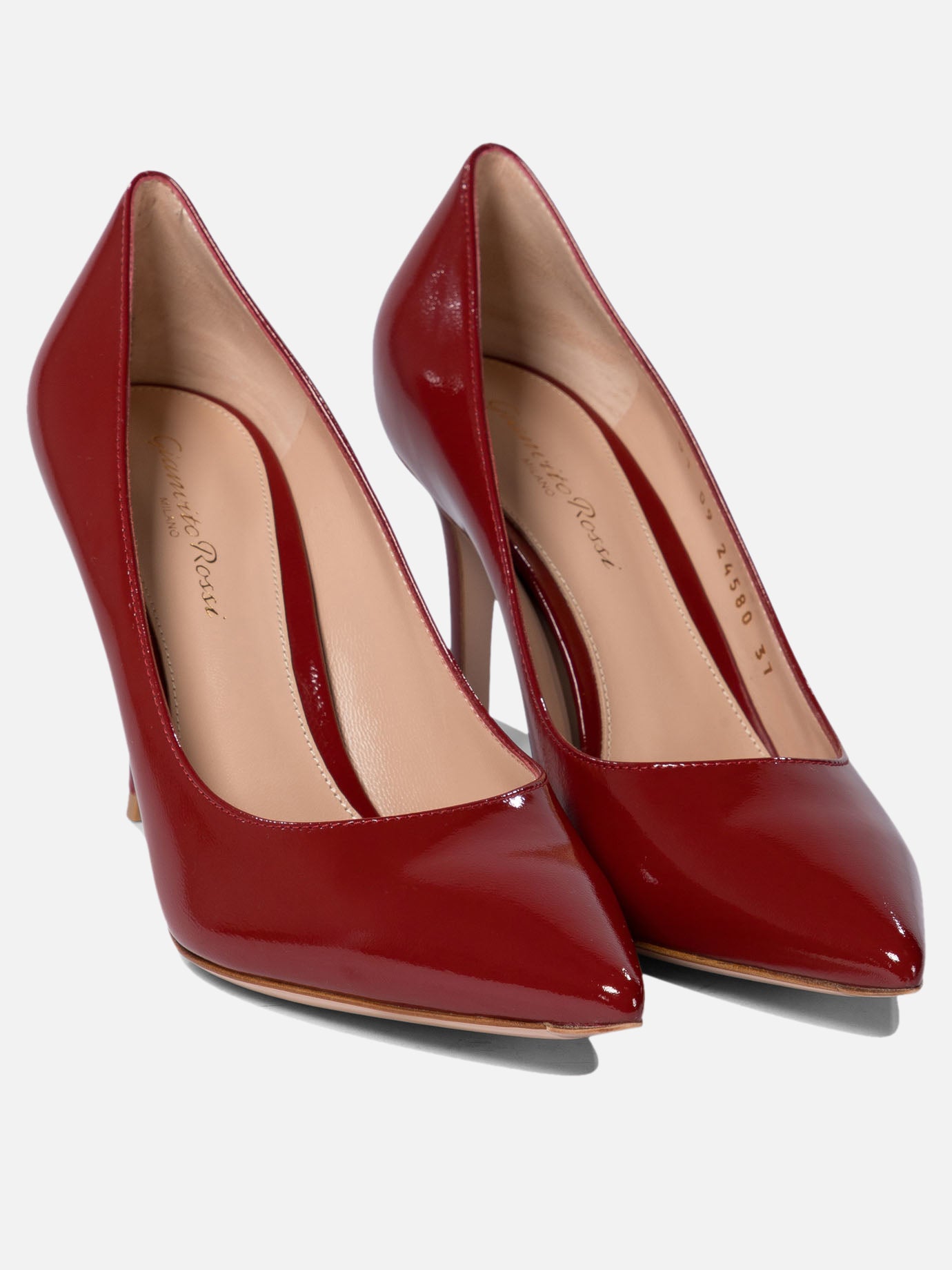 Pumps 100% patent leather - 100% leather  Red - Gianvito Rossi Women | PDP | VIETTI Online Store | thumbnail_2
