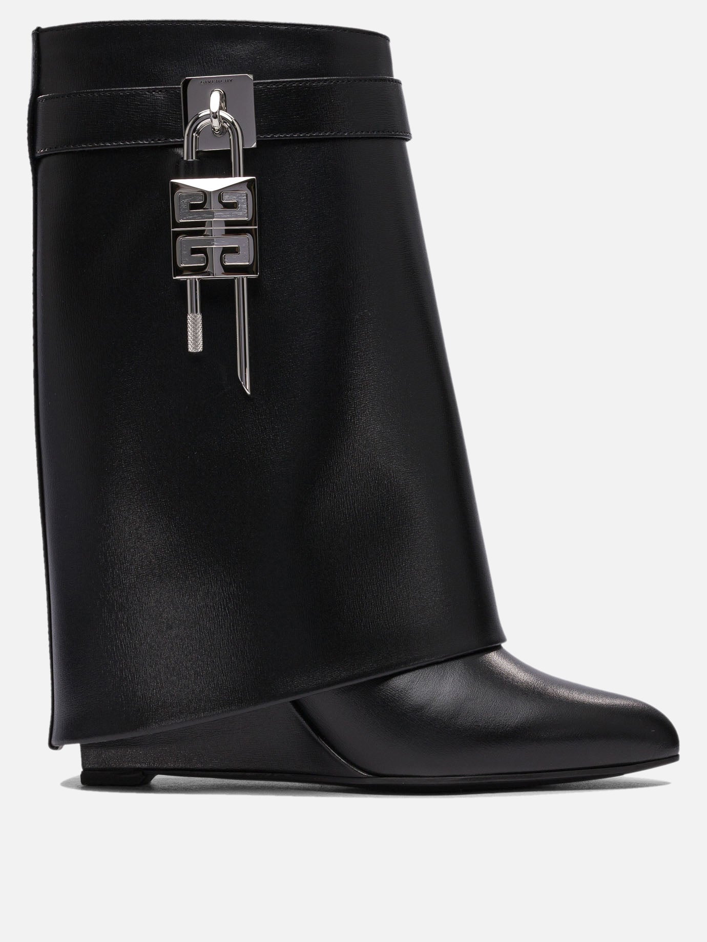 Givenchy "Shark Lock" 90mm ankle boots Black