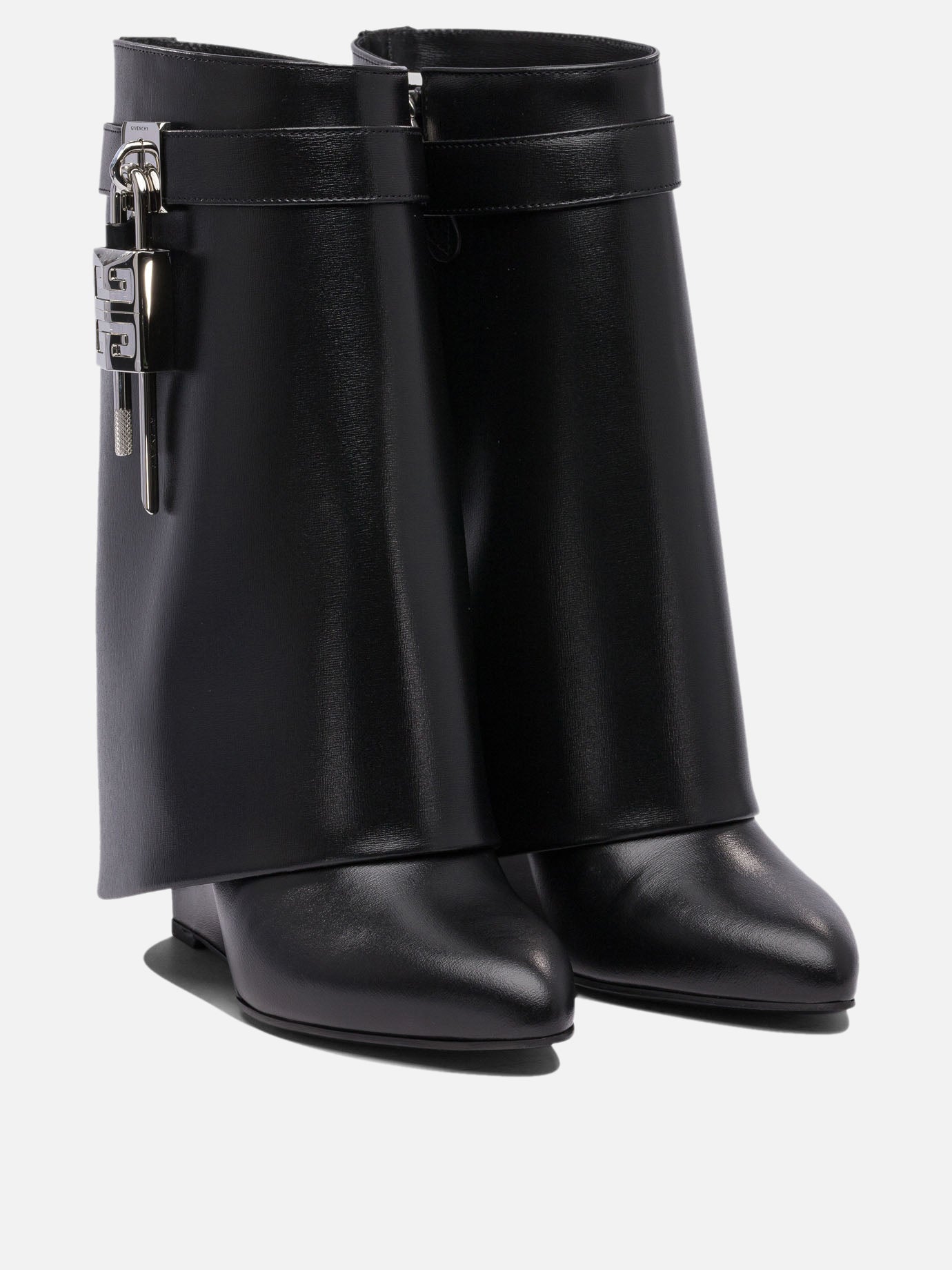 Givenchy "Shark Lock" 90mm ankle boots Black
