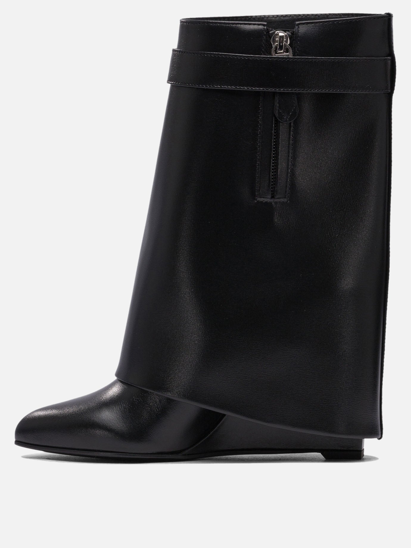 Givenchy &quot;Shark Lock&quot; 90mm ankle boots 15817591_37 Black thumbnail_3