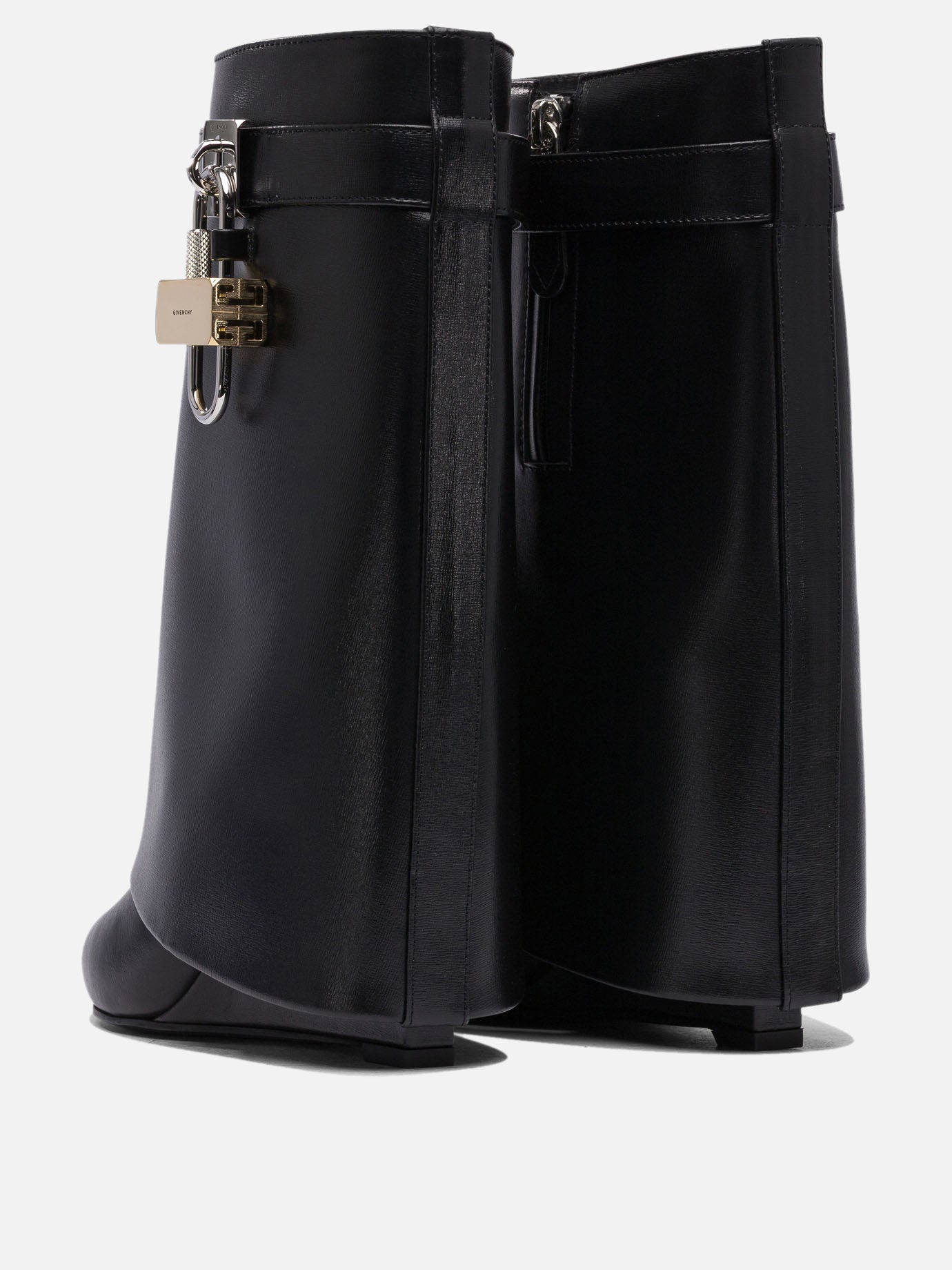 Givenchy "Shark Lock" 90mm ankle boots Black