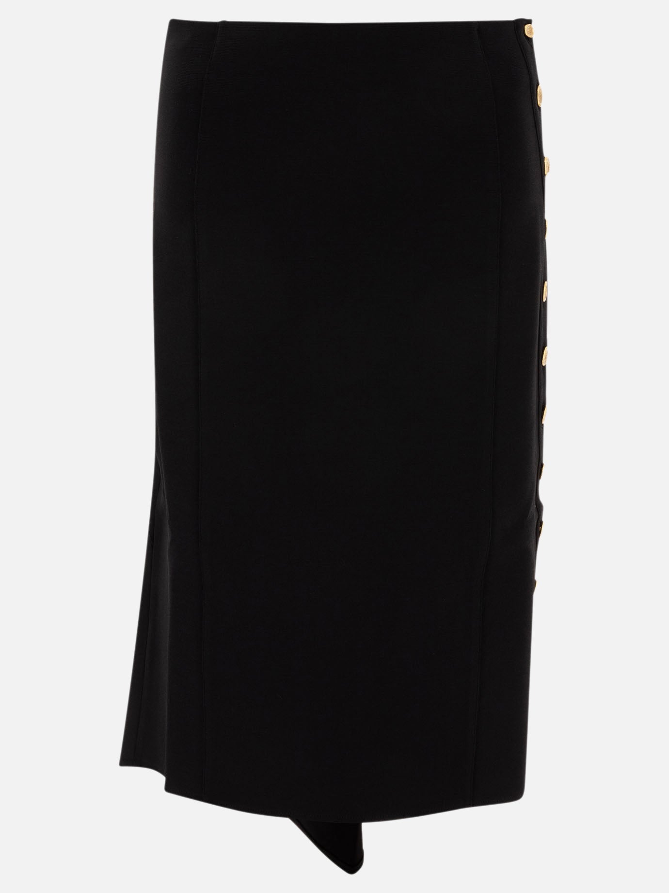 Givenchy Milan stitch skirt with buttons 14941595_S Black thumbnail_1