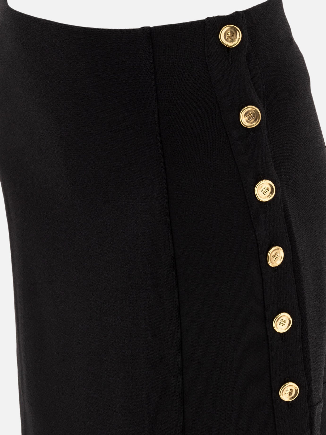 Givenchy Milan stitch skirt with buttons 14941595_S Black thumbnail_4