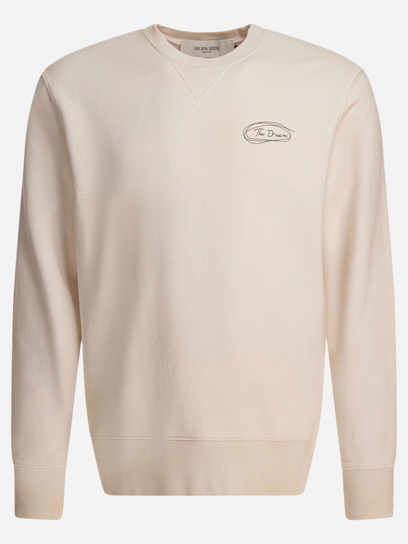 Crewnecks Print  Beige - Golden Goose Men | PDP | VIETTI Online Store | thumbnail