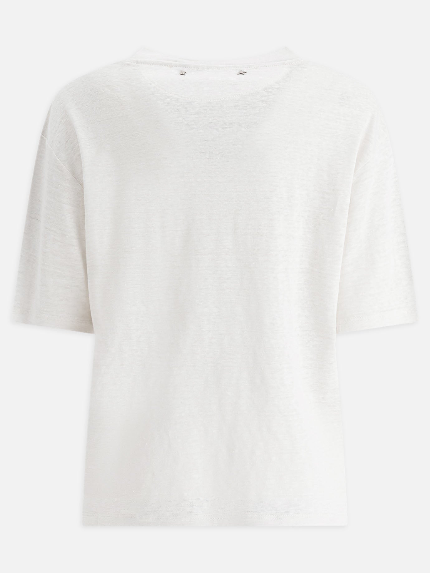 Crewneck t-shirts Logo  White - Golden Goose Women | PDP | VIETTI Online Store | thumbnail_2