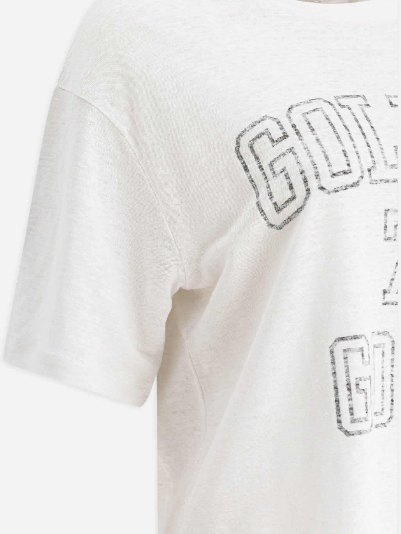 Crewneck t-shirts Logo  White - Golden Goose Women | PDP | VIETTI Online Store | thumbnail_4