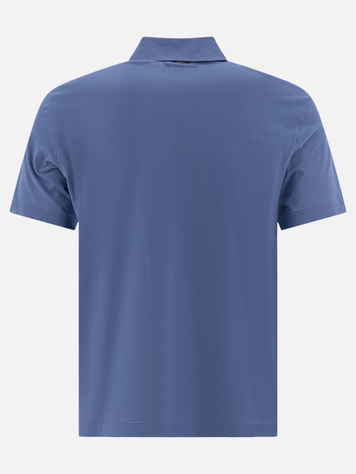 Polo shirts with buttons Solid colour  Light blue - Herno Men | PDP | VIETTI Online Store | thumbnail_2