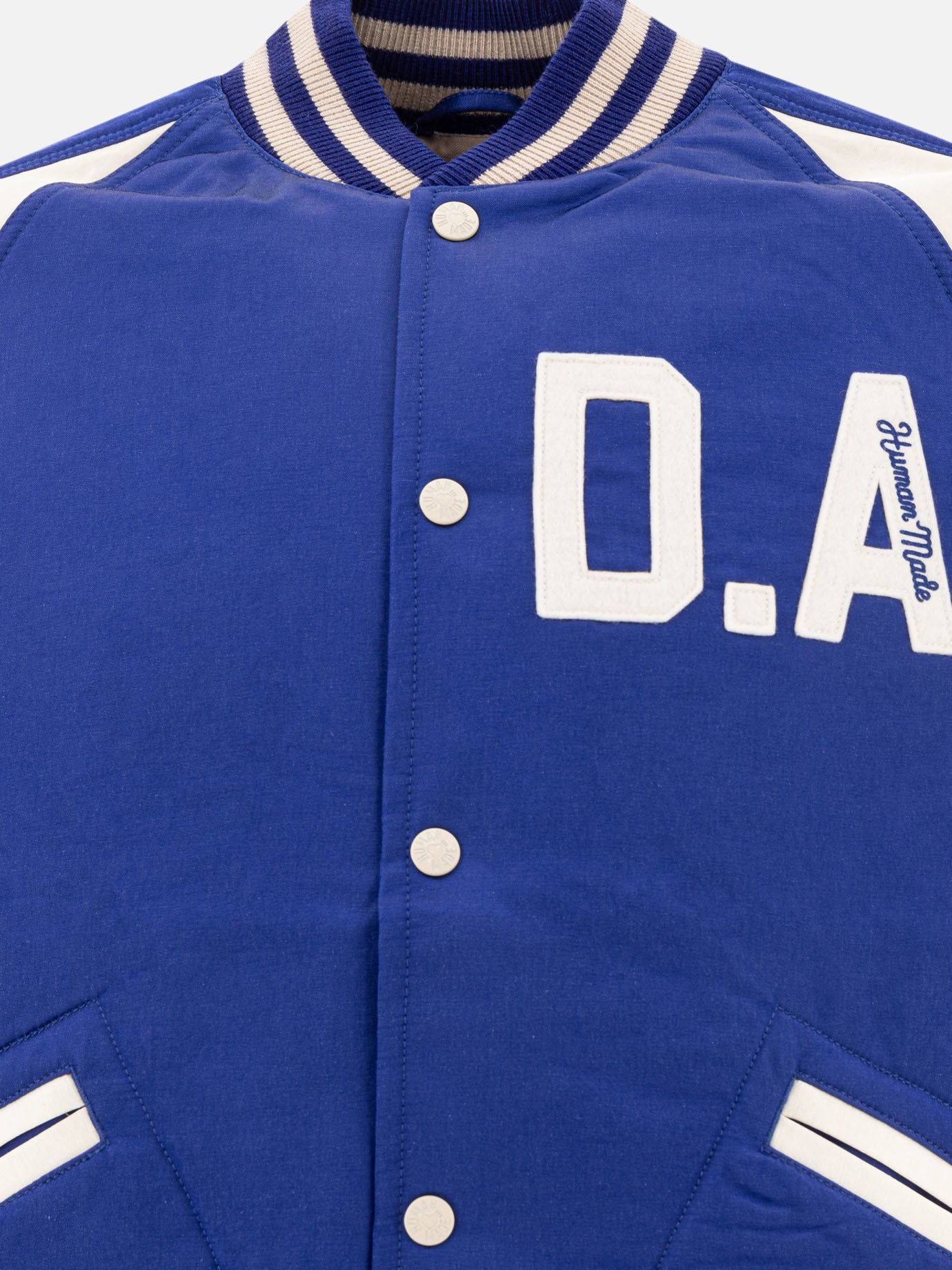 Human Made Vintage style bomber jacket Blue