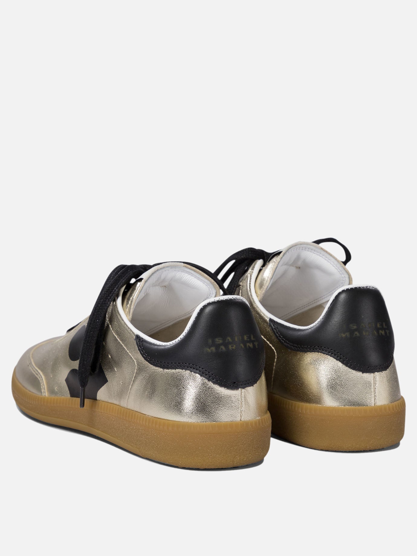 Low top sneakers 100% leather - 100% rubber  Gold - Isabel Marant Women | PDP | VIETTI Online Store | thumbnail_4