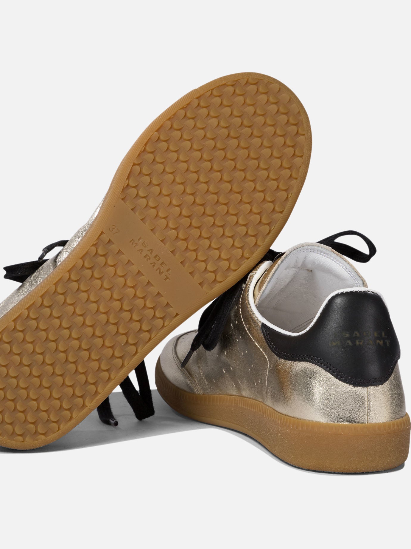 Low top sneakers 100% leather - 100% rubber  Gold - Isabel Marant Women | PDP | VIETTI Online Store | thumbnail_5
