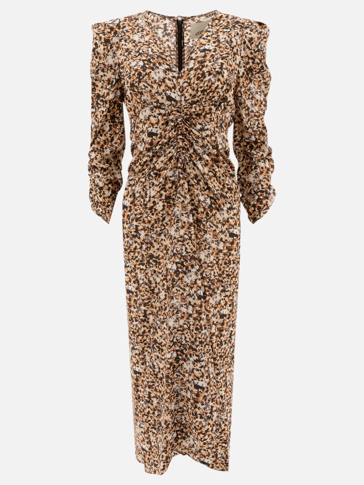 Long dresses Animal print  Yellow - Isabel Marant Women | PDP | VIETTI Online Store | Zoom-Modal
