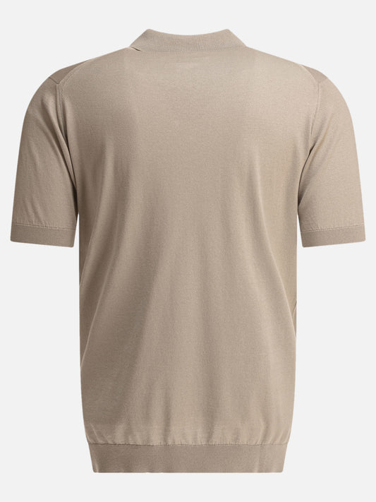 John Smedley "Adrian" polo shirt 12783962_M Beige 2